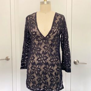 Crochet swim coverup